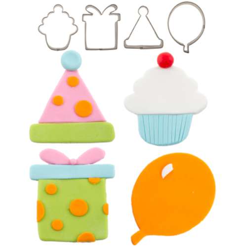 Cutie Cupcake Cutter Set - Birthday - Click Image to Close